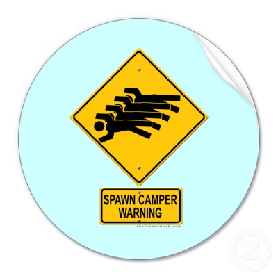 spawn camper warning sign sticker p217397805688569624q0ou 400